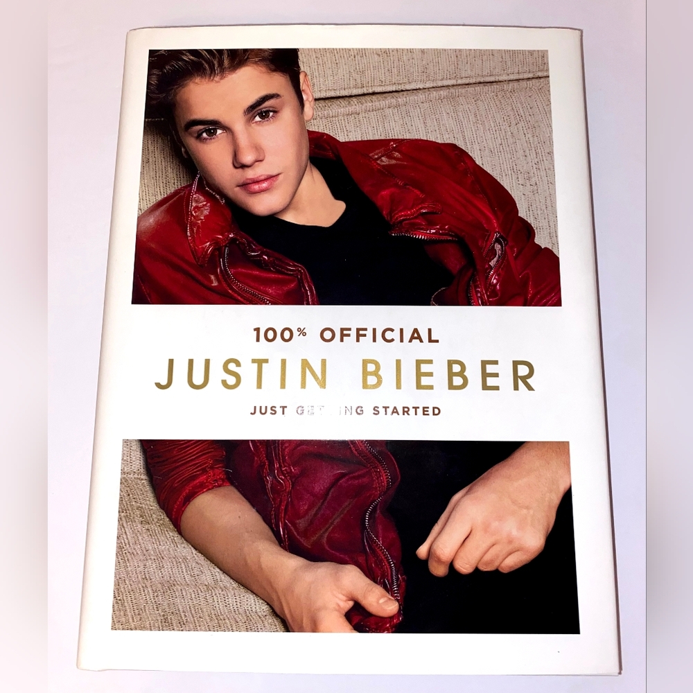 **SOLD** 100% Official Justin Bieber Just Getting Started Hardback Book